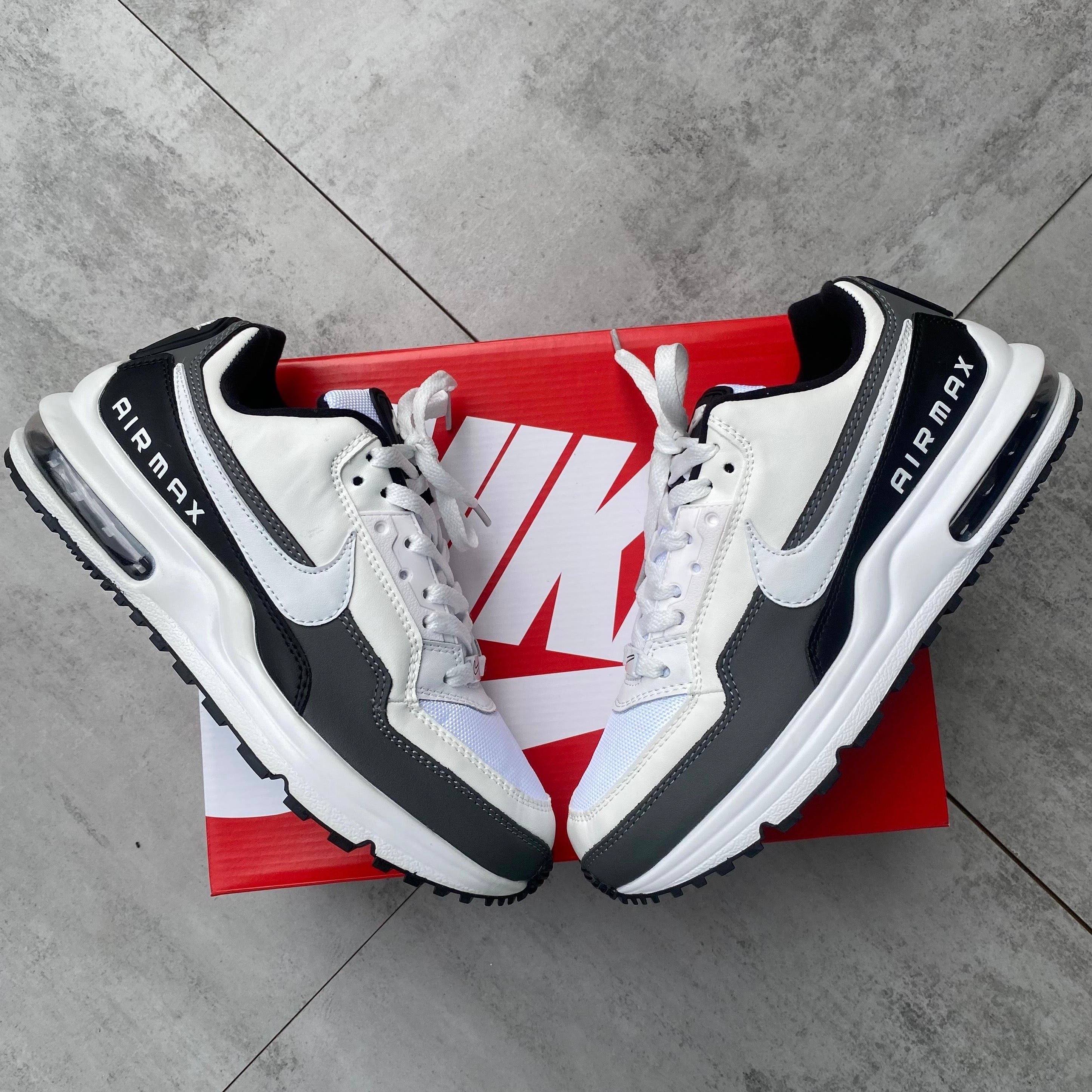 Nike air max blanco con negro online