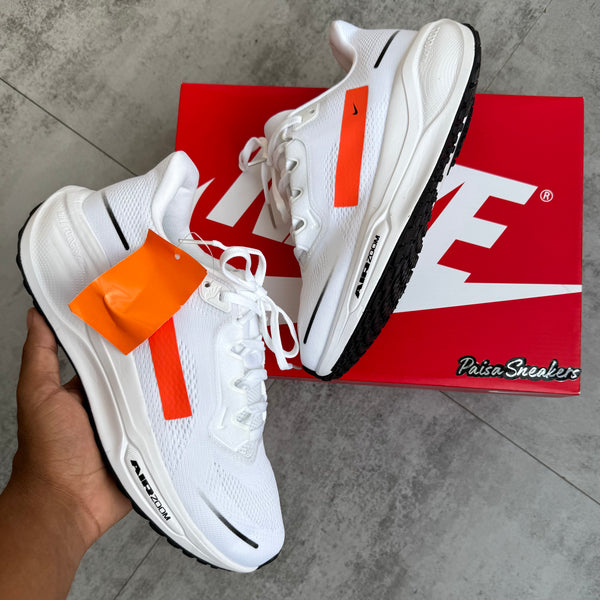 Air Zoom Running Blanco Naranja Éxito