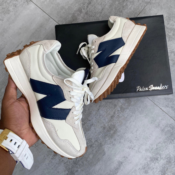 NB 327 Blanco Azul